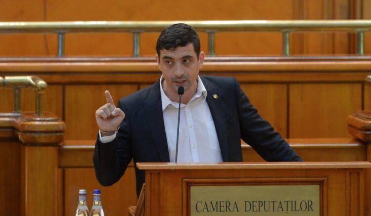 George Simion Un Nou Gest Deplasat In Parlament 749844.jpg